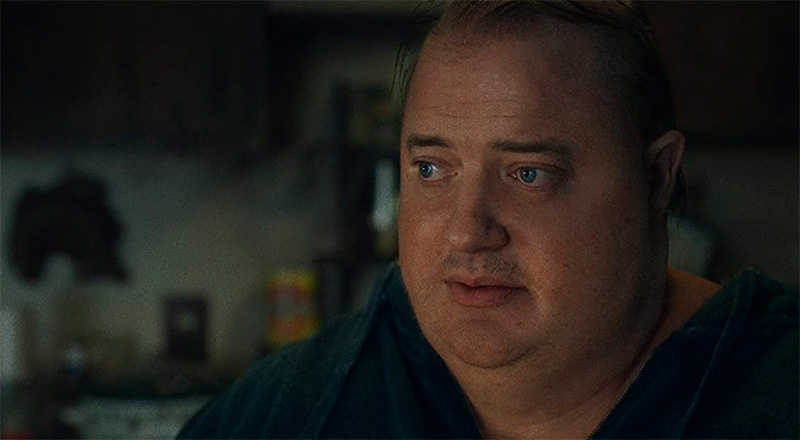 Brendan Fraser en The Whale (La Ballena)